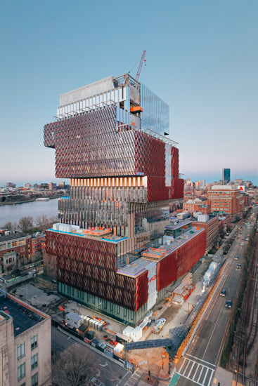 BOSTON UNIVERSITY CENTER FOR COMPUTING & DATA SCIENCES DURING CONSTRUCTION #1