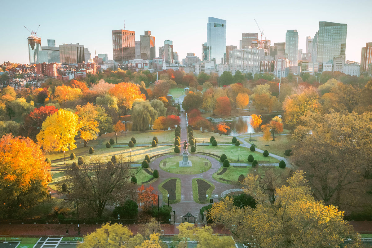 Boston Greenery BOSTON GARDEN DURING FOLIAGE PEAK – Oleg Schapov Studio