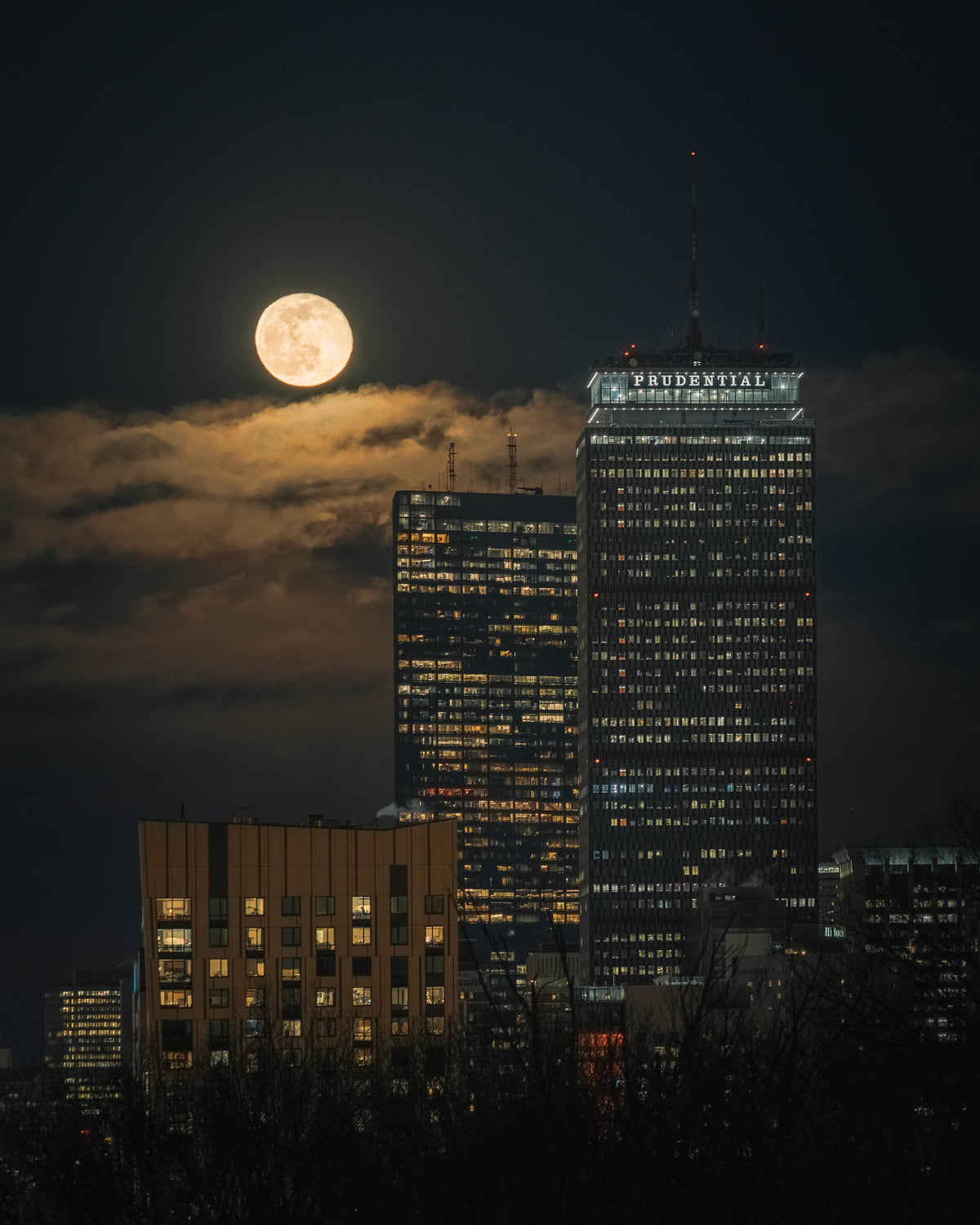 FULL MOON OVER BOSTON